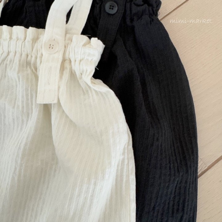 Mimi Market - Korean Baby Fashion - #babyboutiqueclothing - Eddie Strap Pants - 4
