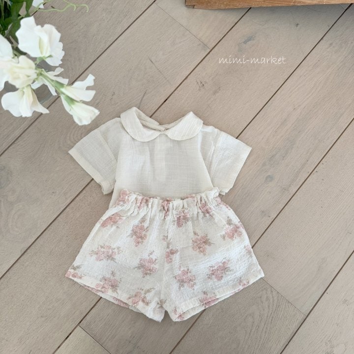 Mimi Market - Korean Baby Fashion - #babyclothing - Flower Frill Shorts - 2
