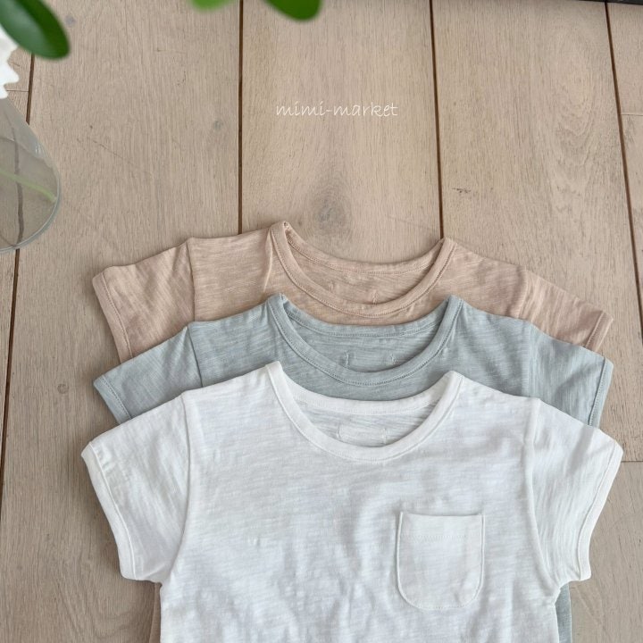Mimi Market - Korean Baby Fashion - #babyclothing - Pocket Tee - 4