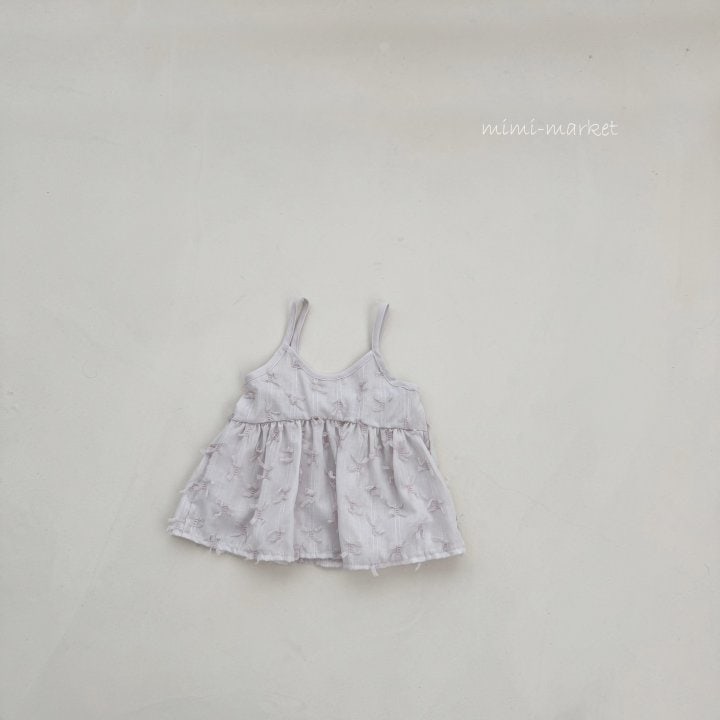 Mimi Market - Korean Baby Fashion - #babyfashion - Ribbon Strap One-piece - 6