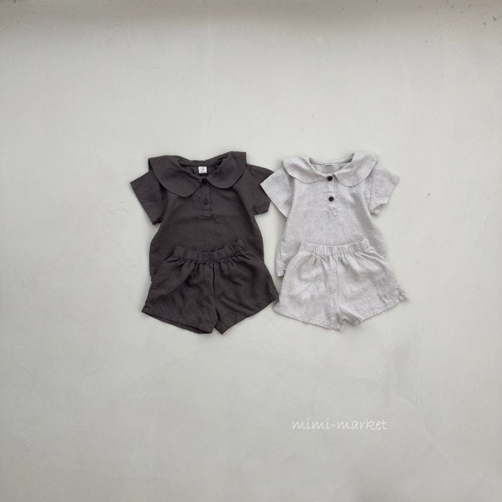 Mimi Market - Korean Baby Fashion - #babyfashion - Linen Sera Set - 5