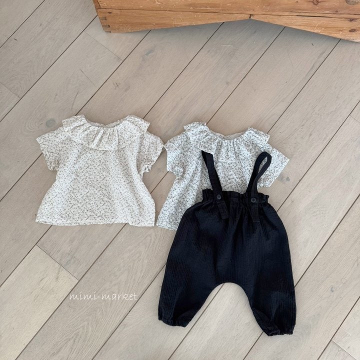 Mimi Market - Korean Baby Fashion - #babyfever - Eddie Strap Pants - 6