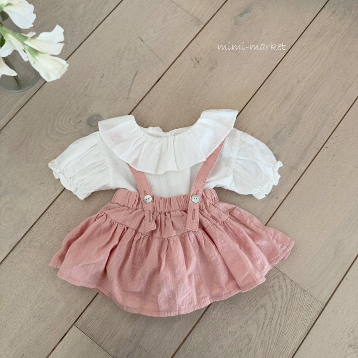 Mimi Market - Korean Baby Fashion - #babyfever - Eyelet Cancan Skirt - 2