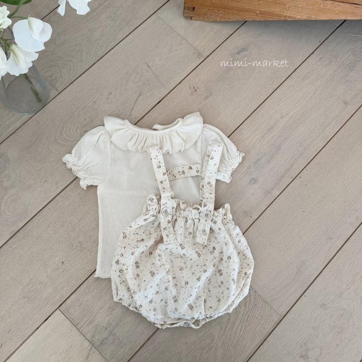Mimi Market - Korean Baby Fashion - #babygirlfashion - Sunny Frill Tee - 5