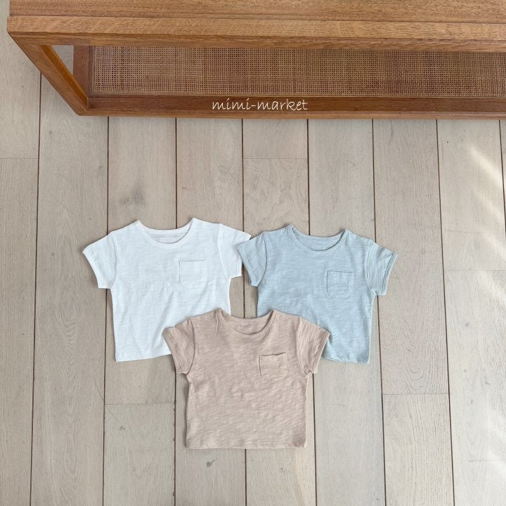 Mimi Market - Korean Baby Fashion - #babygirlfashion - Pocket Tee - 6