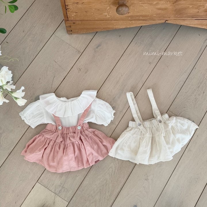Mimi Market - Korean Baby Fashion - #babygirlfashion - Eyelet Cancan Skirt - 4