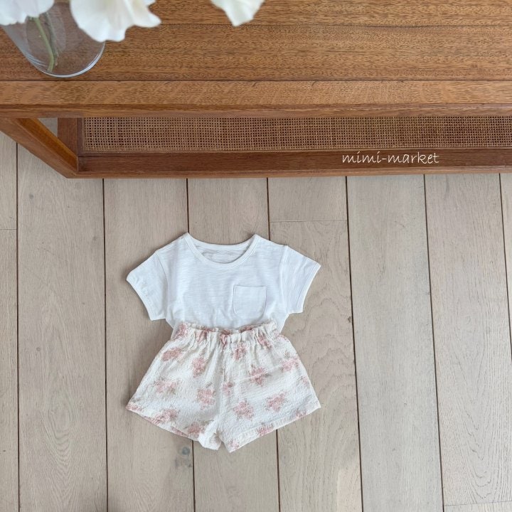 Mimi Market - Korean Baby Fashion - #babylifestyle - Flower Frill Shorts - 6