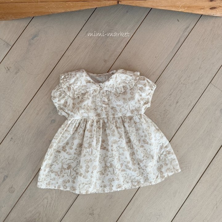 Mimi Market - Korean Baby Fashion - #babylifestyle - Rapeseed Collar One-piece - 3