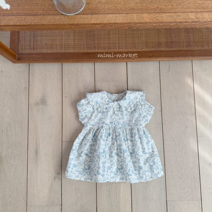 Mimi Market - Korean Baby Fashion - #babyootd - Rapeseed Collar One-piece - 5