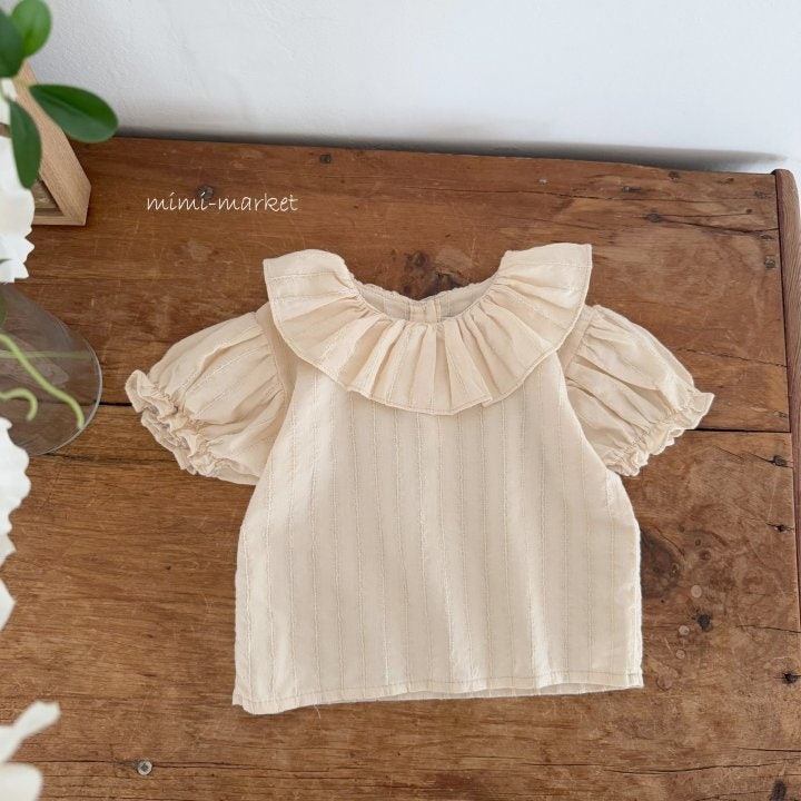 Mimi Market - Korean Baby Fashion - #babyoutfit - Bow Blouse - 2