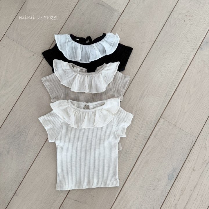 Mimi Market - Korean Baby Fashion - #babyoutfit - Jay Collar Tee