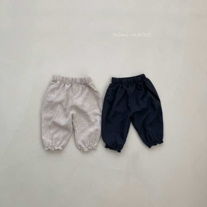 Mimi Market - Korean Baby Fashion - #babyoutfit - Linen Frill Pants