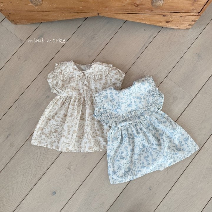 Mimi Market - Korean Baby Fashion - #babyoutfit - Rapeseed Collar One-piece - 6