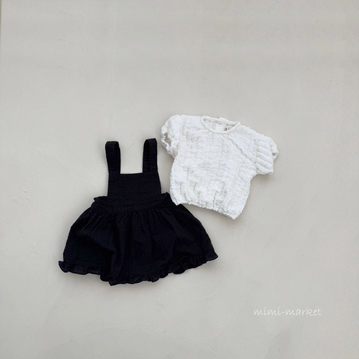 Mimi Market - Korean Baby Fashion - #onlinebabyboutique - Cookie Overalls One-piece - 3