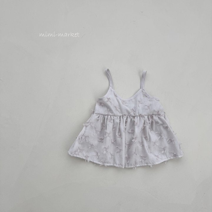 Mimi Market - Korean Baby Fashion - #onlinebabyshop - Ribbon Strap One-piece