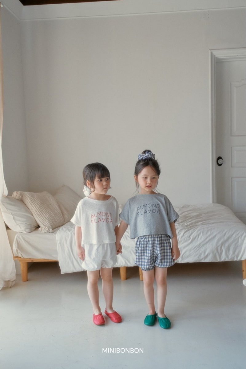 Mini Bongbong - Korean Children Fashion - #Kfashion4kids - Eyelet Crop Tee - 7