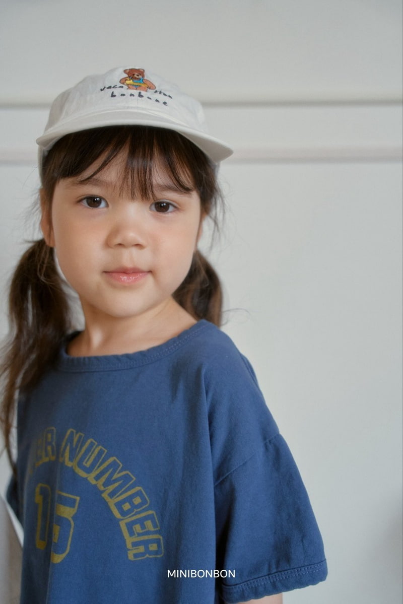 Mini Bongbong - Korean Children Fashion - #Kfashion4kids - Number Short Sleeve Tee - 5