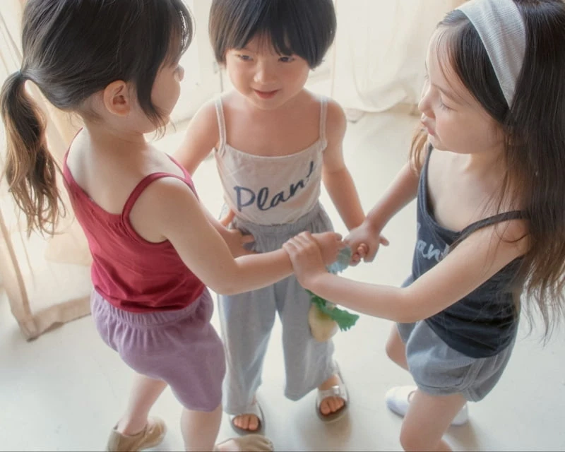 Mini Bongbong - Korean Children Fashion - #Kfashion4kids - Plant Strap Sleeveless - 11
