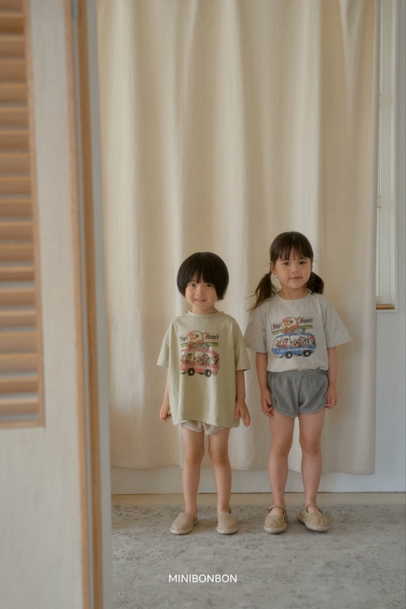 Mini Bongbong - Korean Children Fashion - #childofig - Bear Car Tee - 9