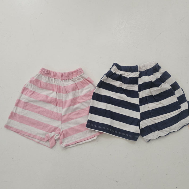 Mini Bongbong - Korean Children Fashion - #childrensboutique - Big Strap Shorts