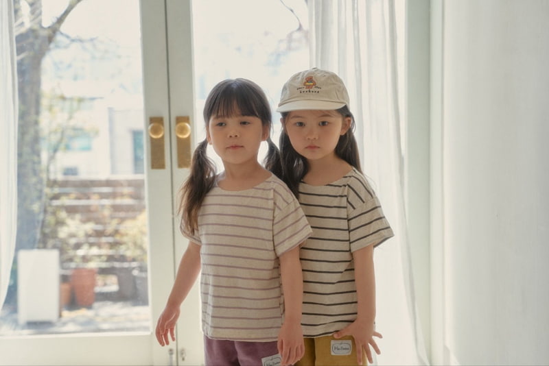 Mini Bongbong - Korean Children Fashion - #childrensboutique - Stripe Tee - 3
