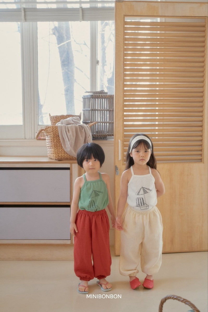 Mini Bongbong - Korean Children Fashion - #childrensboutique - Beach Sleeveless - 4
