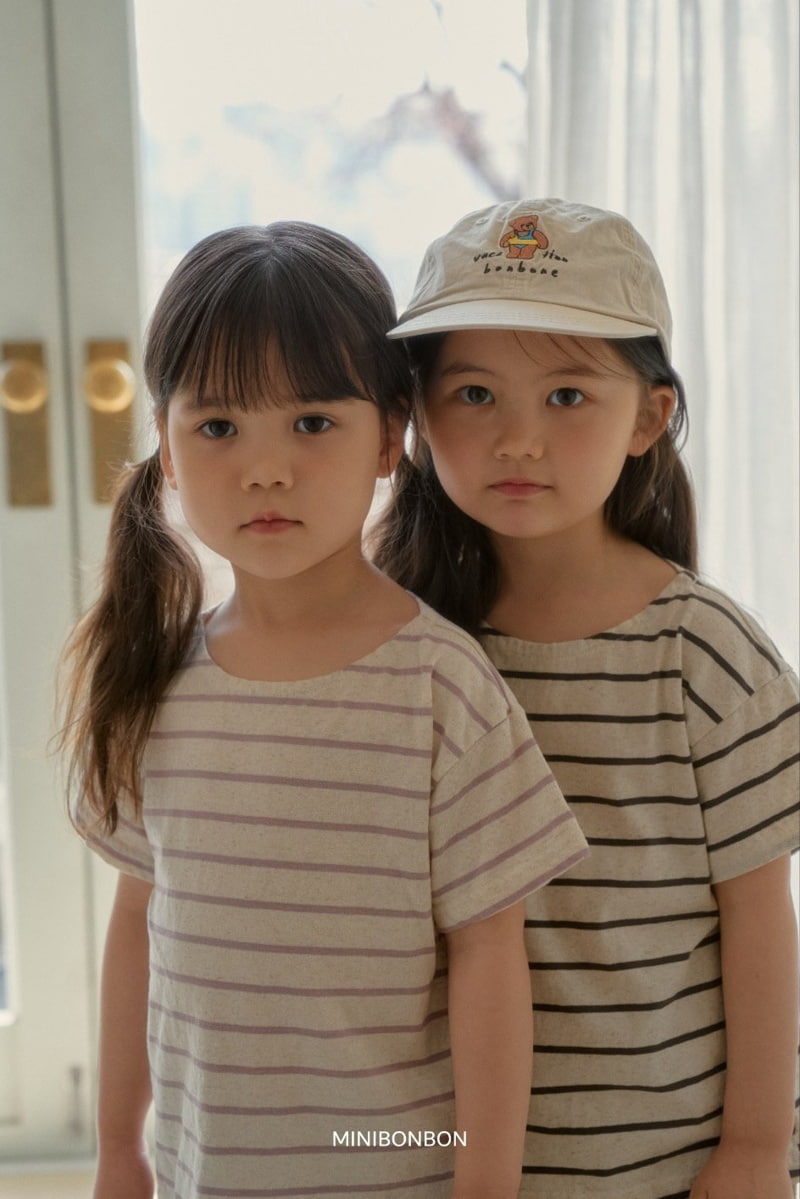 Mini Bongbong - Korean Children Fashion - #childrensboutique - Stripe Tee - 4