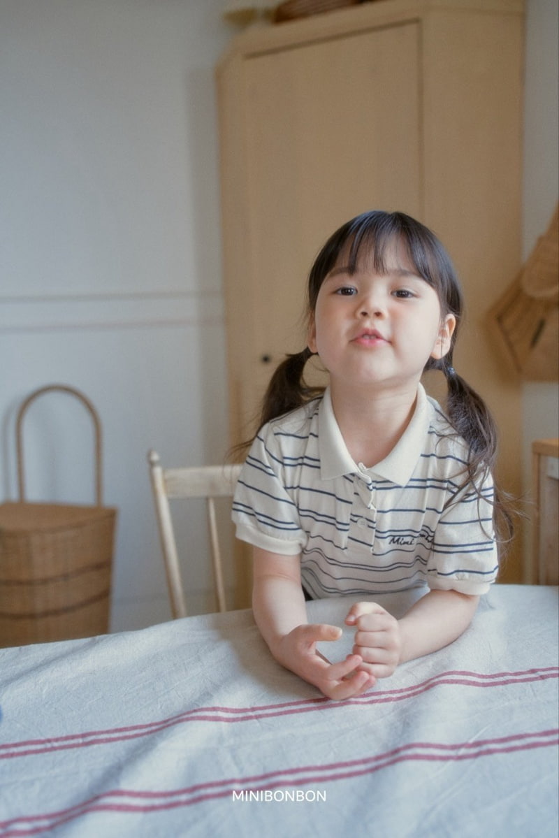 Mini Bongbong - Korean Children Fashion - #discoveringself - Logan Collar Tee - 3
