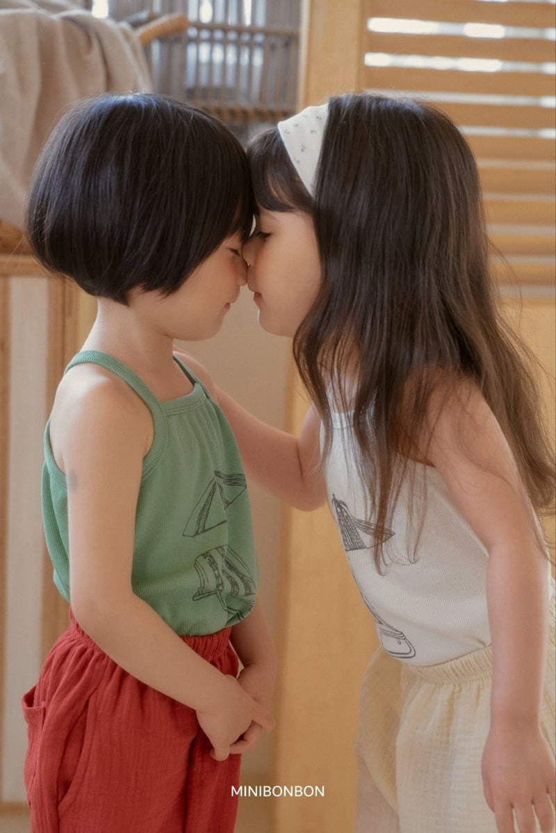 Mini Bongbong - Korean Children Fashion - #fashionkids - Beach Sleeveless - 6