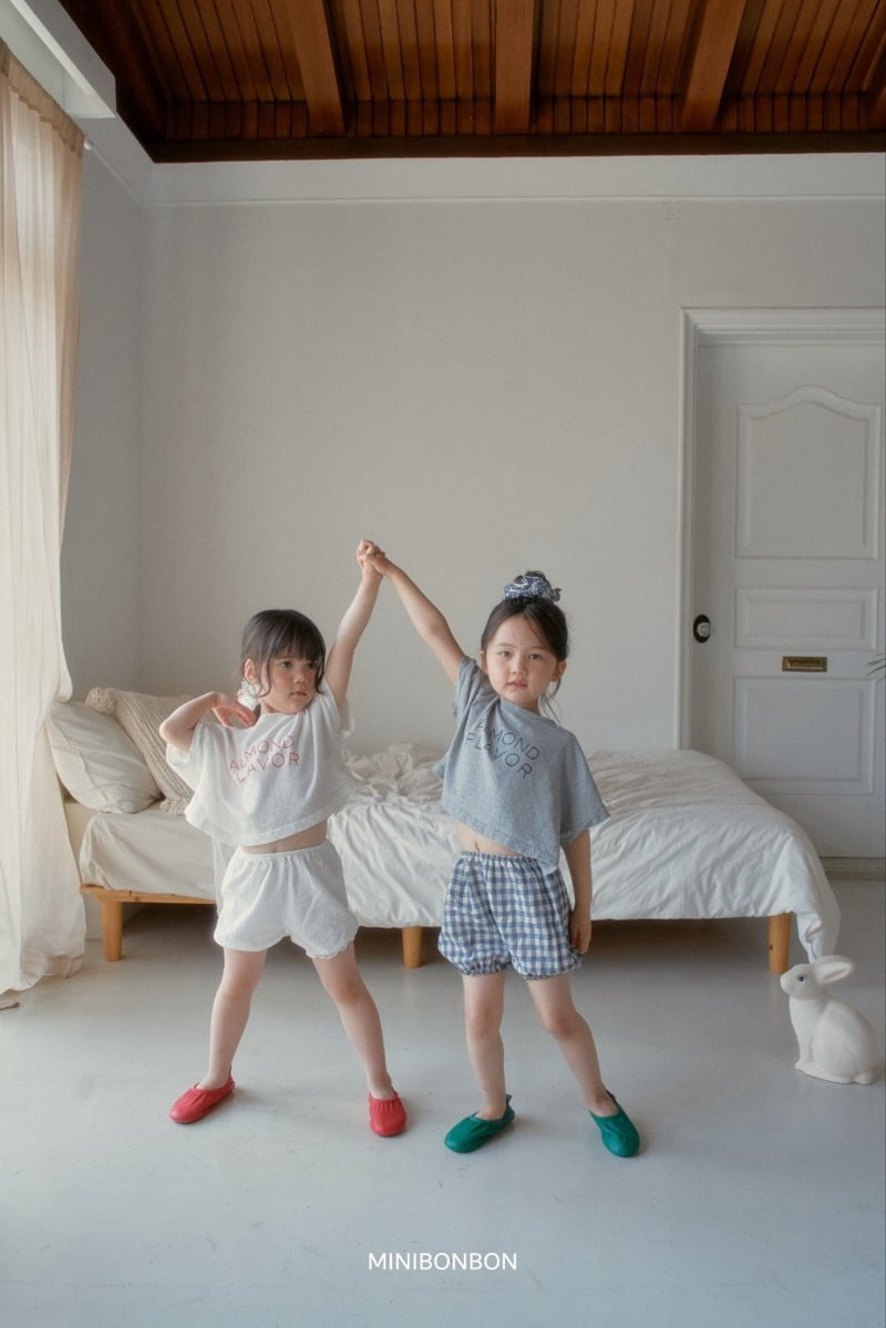 Mini Bongbong - Korean Children Fashion - #fashionkids - Eyelet Crop Tee - 3