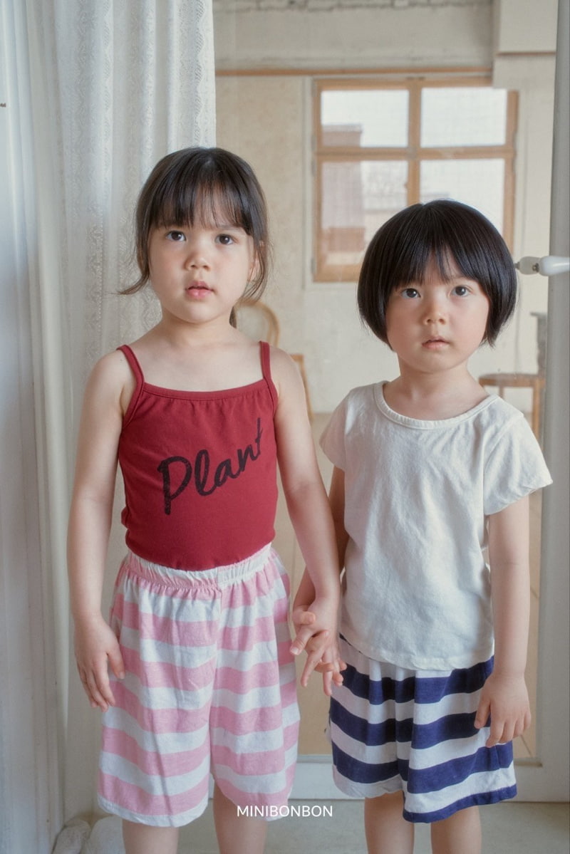 Mini Bongbong - Korean Children Fashion - #fashionkids - Big Stripe Shorts - 2