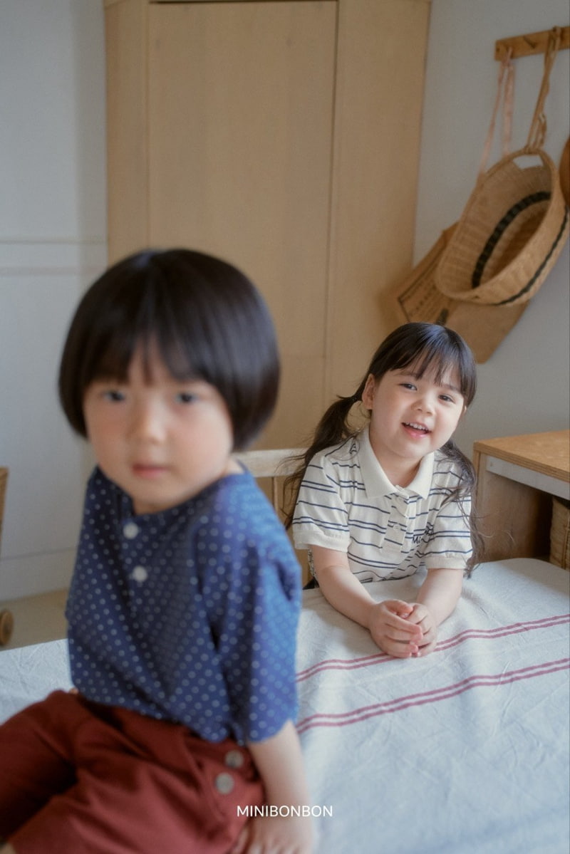 Mini Bongbong - Korean Children Fashion - #discoveringself - Logan Collar Tee - 4