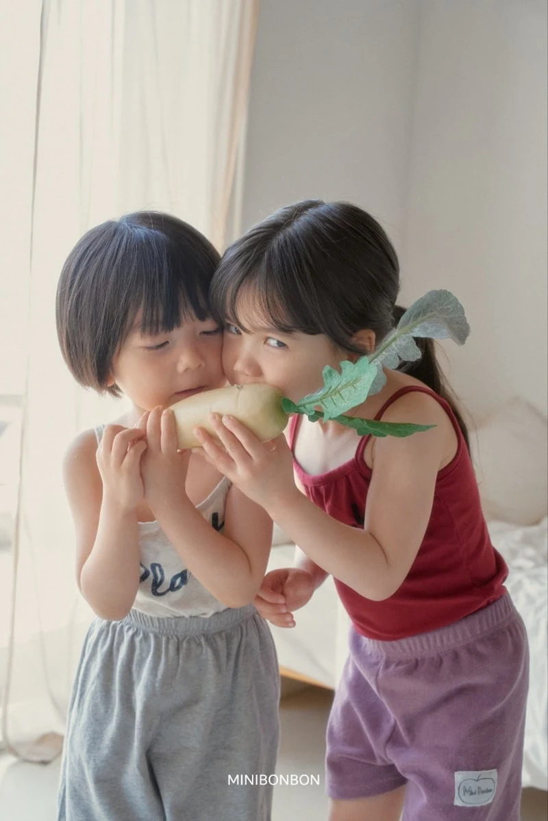 Mini Bongbong - Korean Children Fashion - #fashionkids - Plant Strap Sleeveless - 7