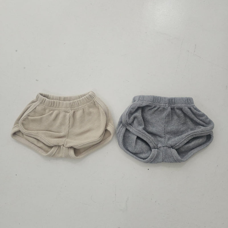 Mini Bongbong - Korean Children Fashion - #kidsshorts - Waffle Shorts