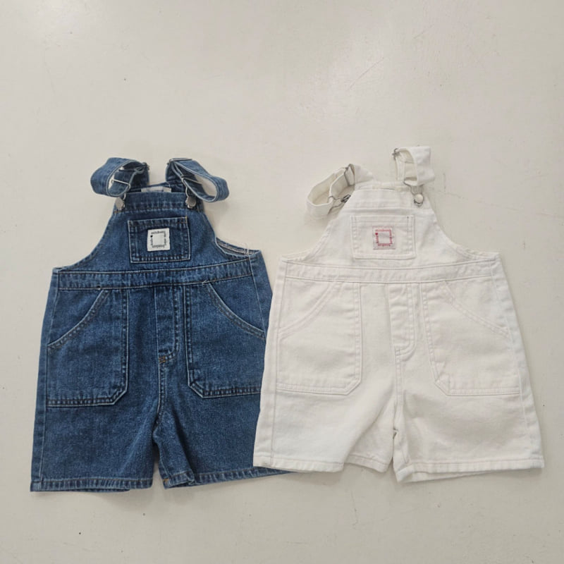 Mini Bongbong - Korean Children Fashion - #kidsshorts - Cotton Overalls
