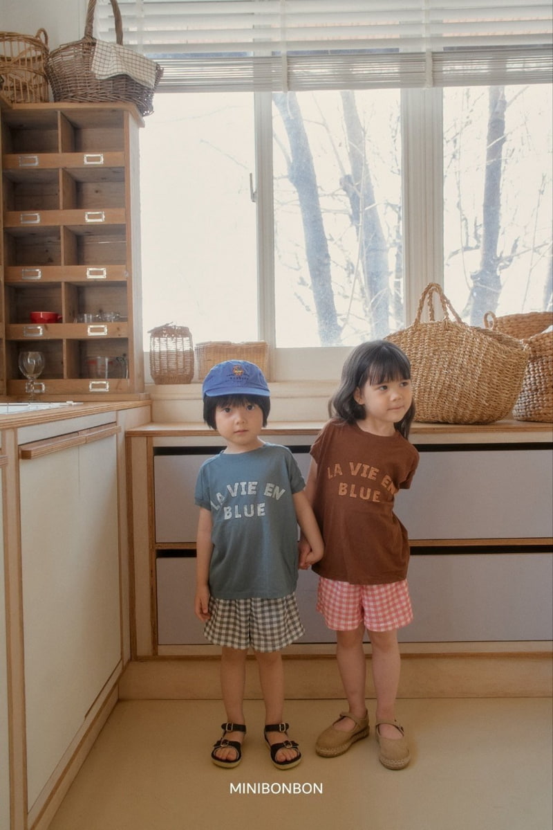 Mini Bongbong - Korean Children Fashion - #kidsshorts - Check Check Shorts - 11