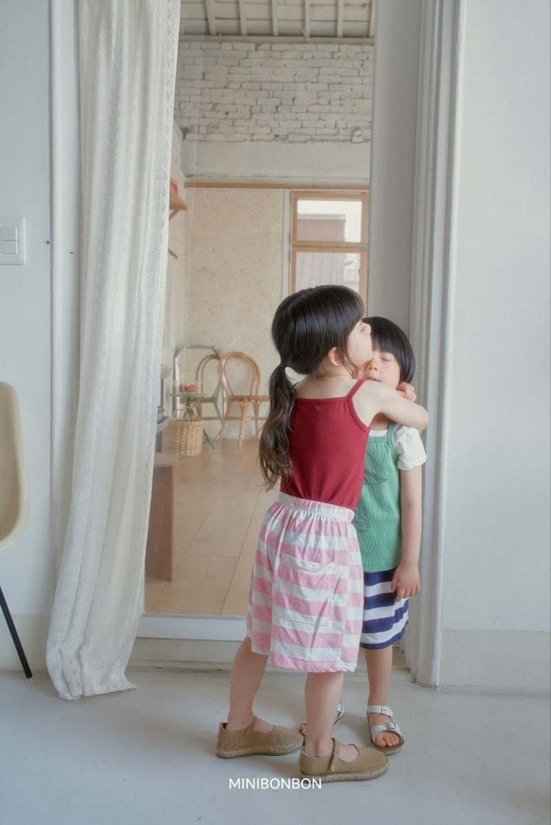 Mini Bongbong - Korean Children Fashion - #kidsshorts - Big Stripe Shorts - 4