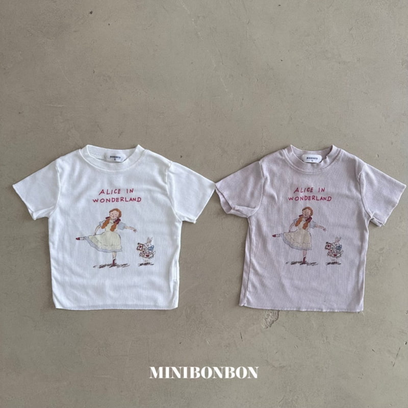 Mini Bongbong - Korean Children Fashion - #kidsstore - Alice Rib Tee