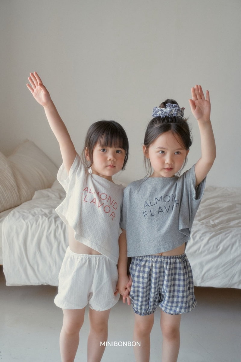 Mini Bongbong - Korean Children Fashion - #kidzfashiontrend - Eyelet Crop Tee - 6