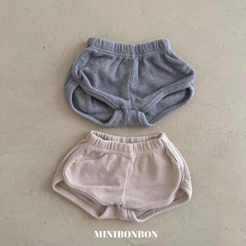 Mini Bongbong - Korean Children Fashion - #kidzfashiontrend - Waffle Shorts