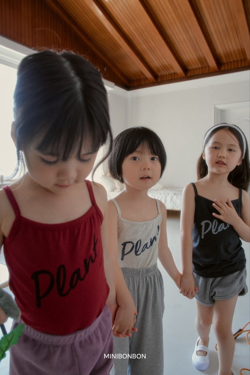Mini Bongbong - Korean Children Fashion - #kidzfashiontrend - Plant Strap Sleeveless - 10