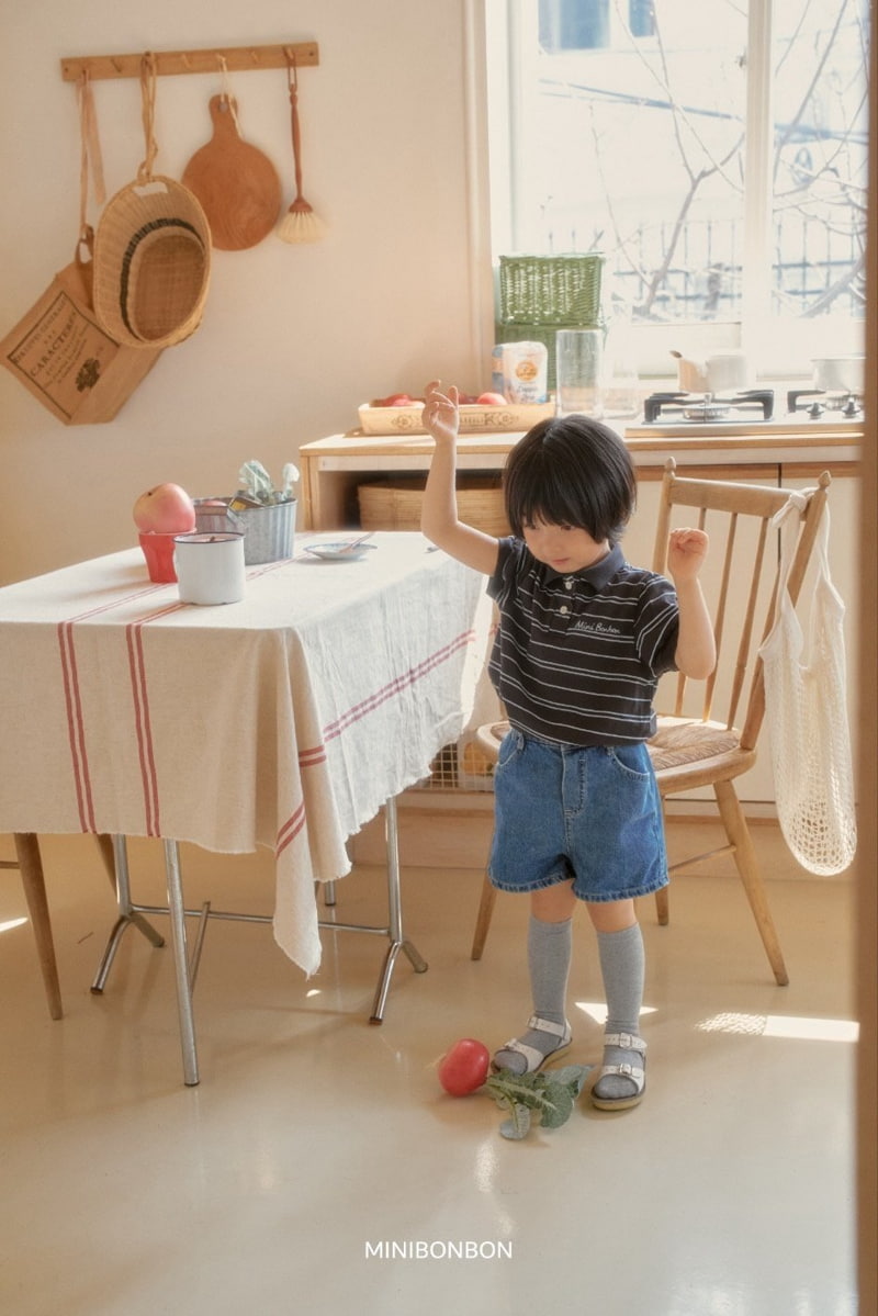 Mini Bongbong - Korean Children Fashion - #littlefashionista - Logan Collar Tee - 9