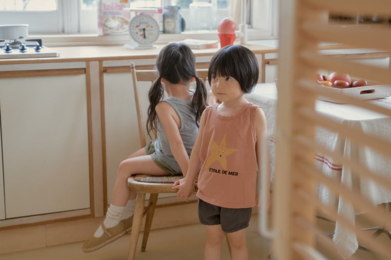 Mini Bongbong - Korean Children Fashion - #magicofchildhood - Star Star Sleeveless - 11