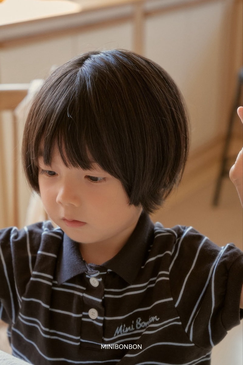 Mini Bongbong - Korean Children Fashion - #magicofchildhood - Logan Collar Tee - 10