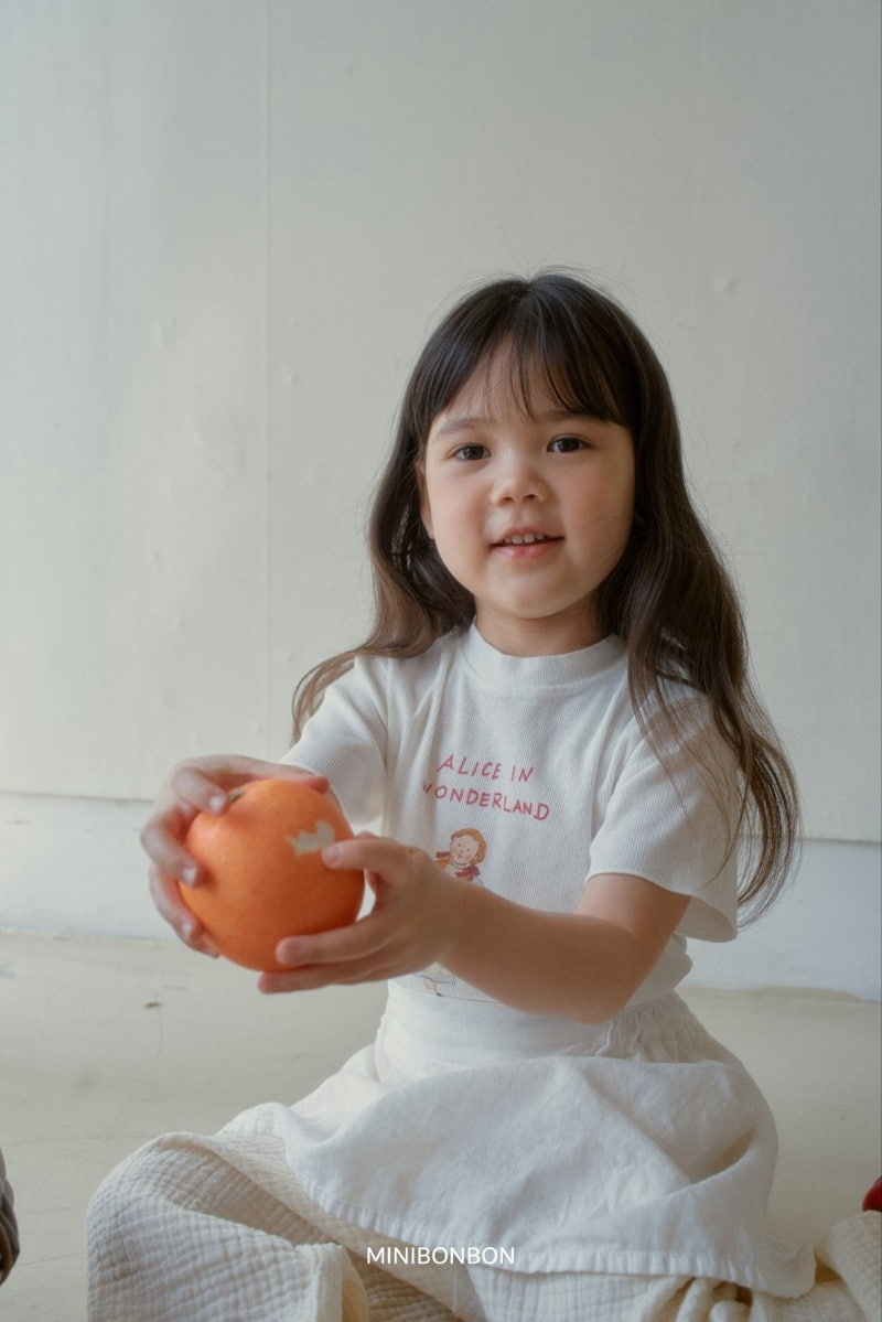 Mini Bongbong - Korean Children Fashion - #magicofchildhood - Alice Rib Tee - 5