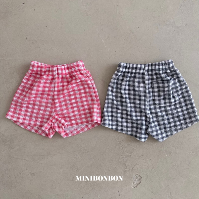 Mini Bongbong - Korean Children Fashion - #minifashionista - Check Check Shorts