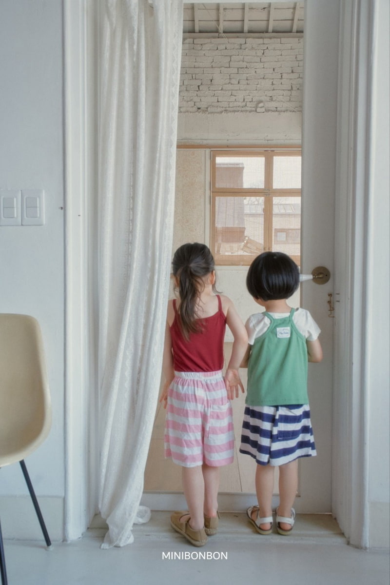 Mini Bongbong - Korean Children Fashion - #minifashionista - Big Stripe Shorts - 9