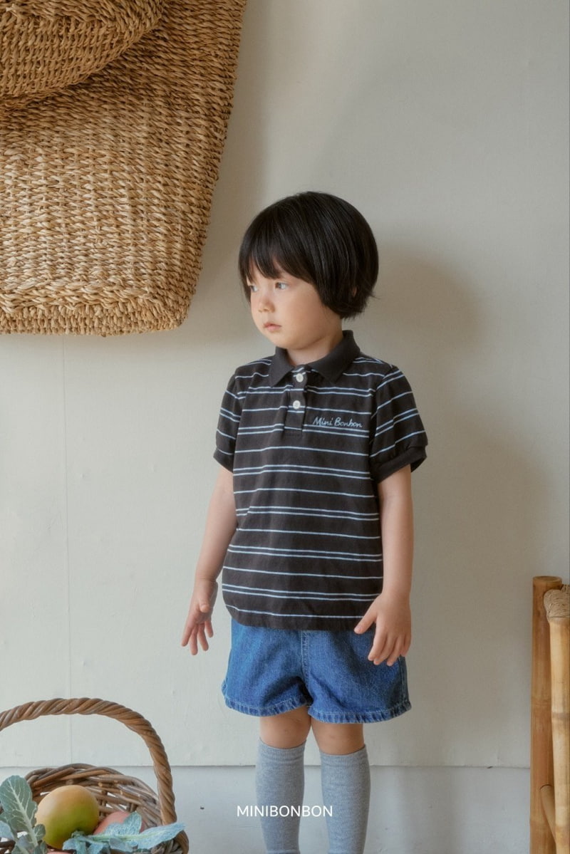 Mini Bongbong - Korean Children Fashion - #minifashionista - Logan Collar Tee - 11