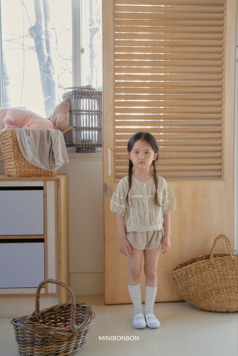Mini Bongbong - Korean Children Fashion - #prettylittlegirls - Waffle Shorts - 6