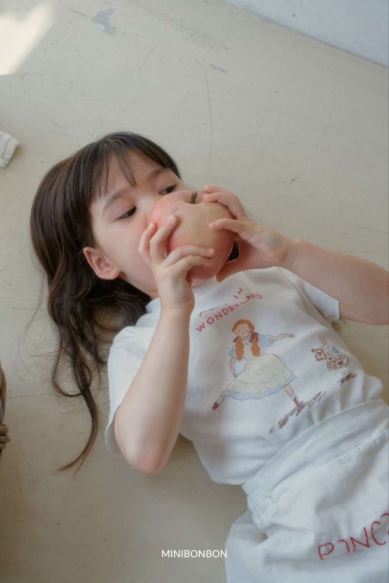 Mini Bongbong - Korean Children Fashion - #prettylittlegirls - Alice Rib Tee - 7